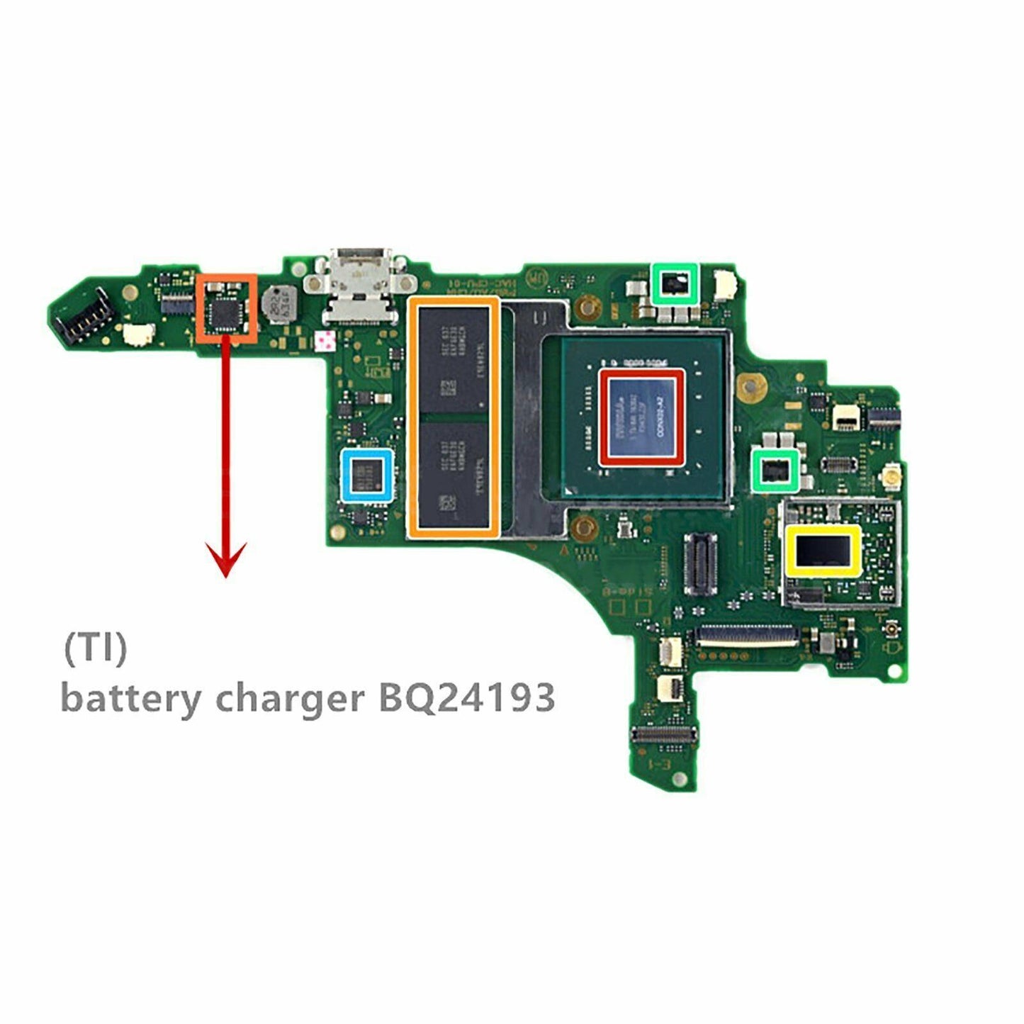 for Nintendo Switch / Lite - BQ24193 Battery Charging Management IC Chip | FPC