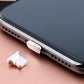 - for iPhone 14 13 12 11 XR XS SE 8 7 6 - Metal Charger Port Dust Cover Plug