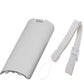 White Replacement Battery Cover & Wrist Strap Set For Wii Remote Controller