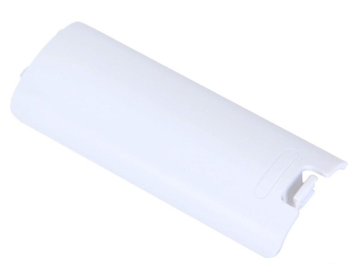 White Replacement Battery Cover & Wrist Strap Set For Wii Remote Controller