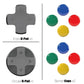 for Nintendo Switch Joy-Con - D-Pad Convertor & Button Cap Grip Cover Set | FPC
