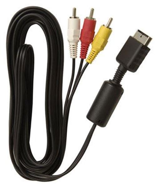 for Sony PS1 / PS2 / PS3 - RCA Audio Video AV Cable TV Lead Composite | FPC