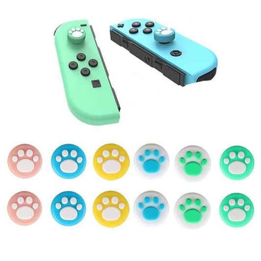 for Switch | Lite | OLED - 2 Cat Paw Silicone Thumb Stick Grip Cover Caps | FPC