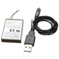for PS4 Controller - KCR1410 Compatible Replacement Battery & Charge Lead | FPC