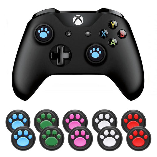 2x Cat Paw Silicone Analog Thumb Stick Grip Cover Caps for PS4 Xbox One | FPC