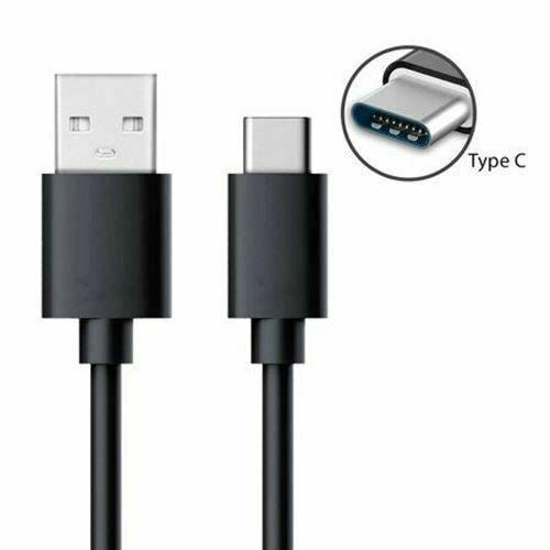For iPad Air 4th - 1m Black 3.1A USB-C Charger Data Power Cable | FPC