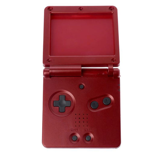for Gameboy Advance SP - Red Replacement Full Housing Shell & Lens | FPC