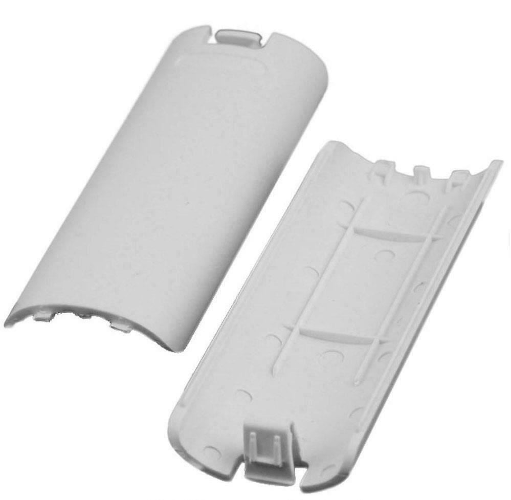 2x White Replacement Battery Back Cover for Nintendo Wii Controller | FPC