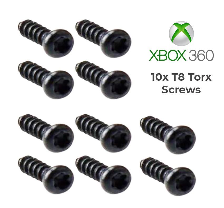 10x Replacement T8 Torx Security Screw Set for Xbox 360 Controller | FPC