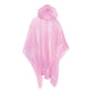 Pink Waterproof Hooded Rain Poncho Mac Coat (2x Adults / 2x Kids) | FPC