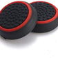 for PS4 & Xbox One - 2x Striped Rubber Silicone Thumb Stick Grip Cover | FPC