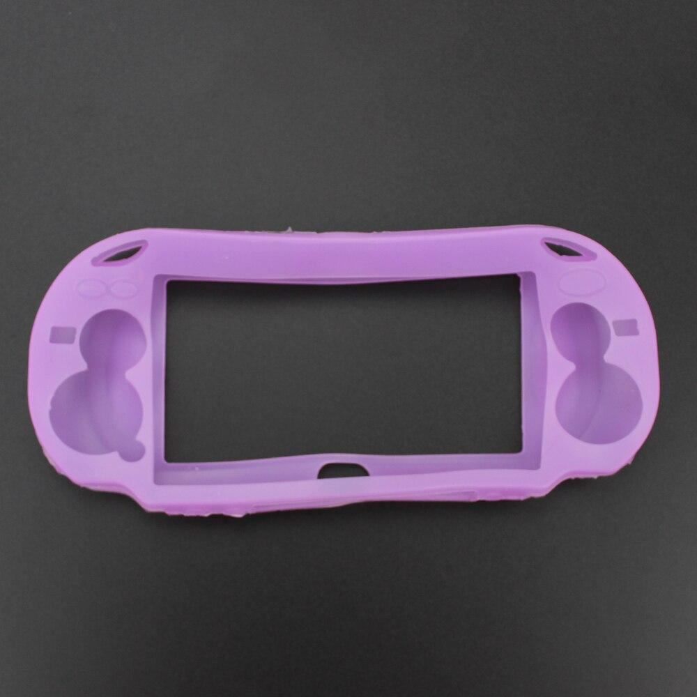 for PS Vita 1000 - Soft Silicone Rubber Bumper Protective Case Cover | FPC