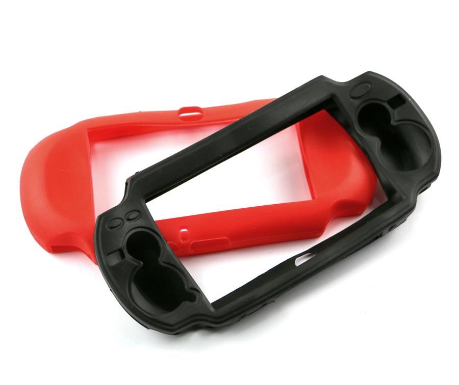 for PS Vita 1000 - Soft Silicone Rubber Bumper Protective Case Cover | FPC