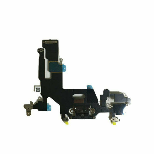 for Apple iPhone 11 - Black USB Charging Port Mic Flex Cable Ribbon | FPC