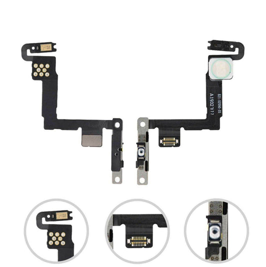 for iPhone 11 - Power ON/Off Button Switch Flash LED Torch Flex Cable | FPC