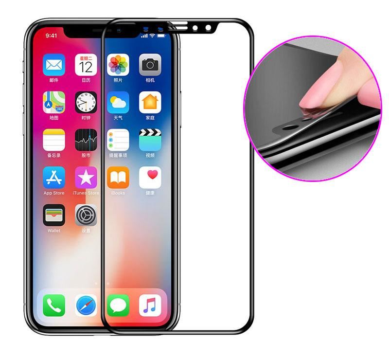 for iPhone XR/XS/X - Edge 4D Full Coverage Tempered Glass Screen Protector | FPC