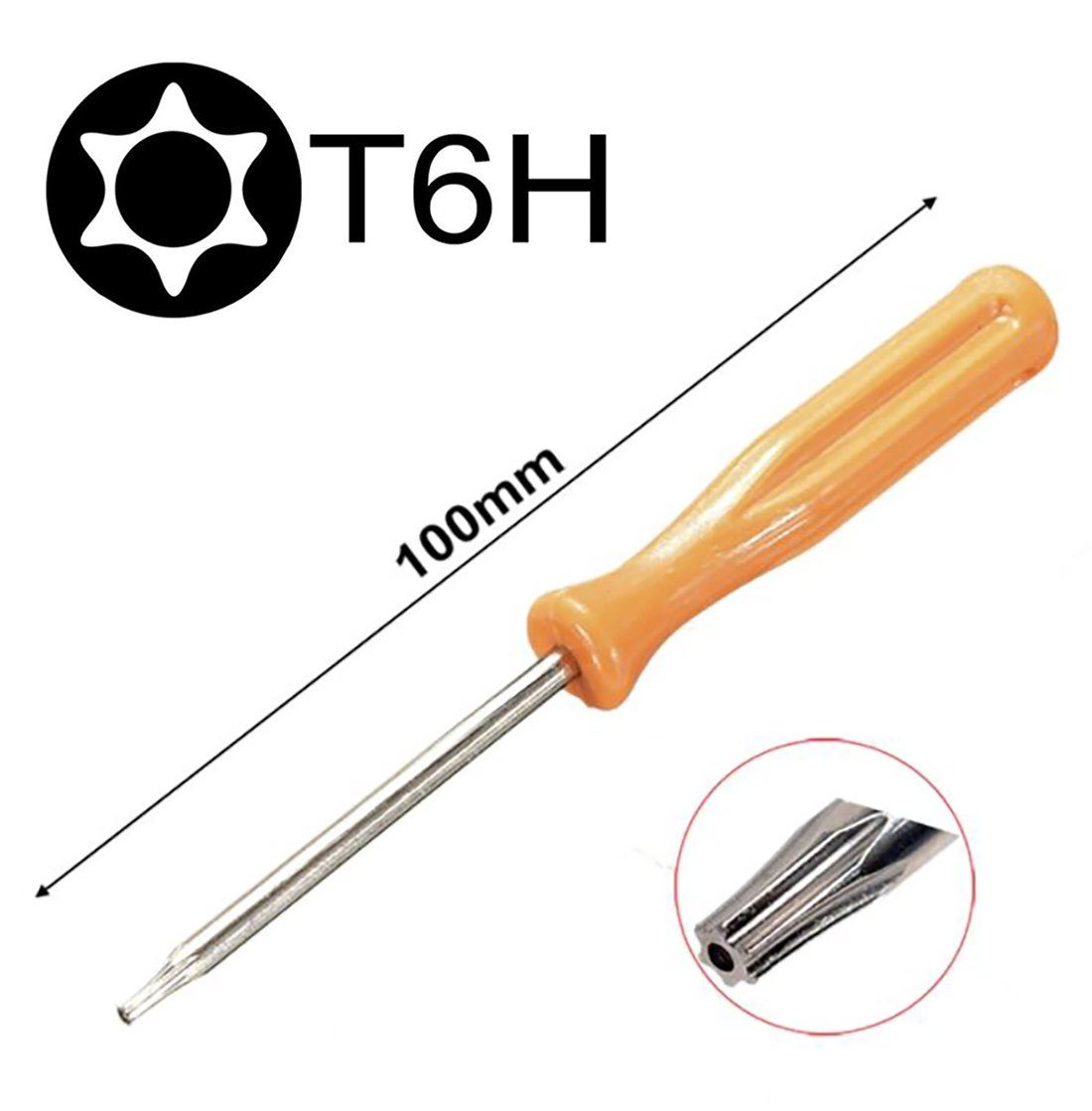 T6H Torx T6 TR6 Screwdriver Security Hole in Tip For Macbook Mini | FPC