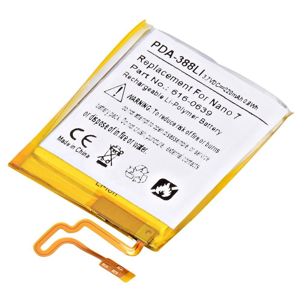 for iPod Nano 7th Generation - OEM Replacement Battery 3.7v 220mAh  | FPC