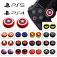 for PS5 / PS4 / Xbox One / Series X|S - 2x Rubber Silicone Thumb Stick Grip Caps