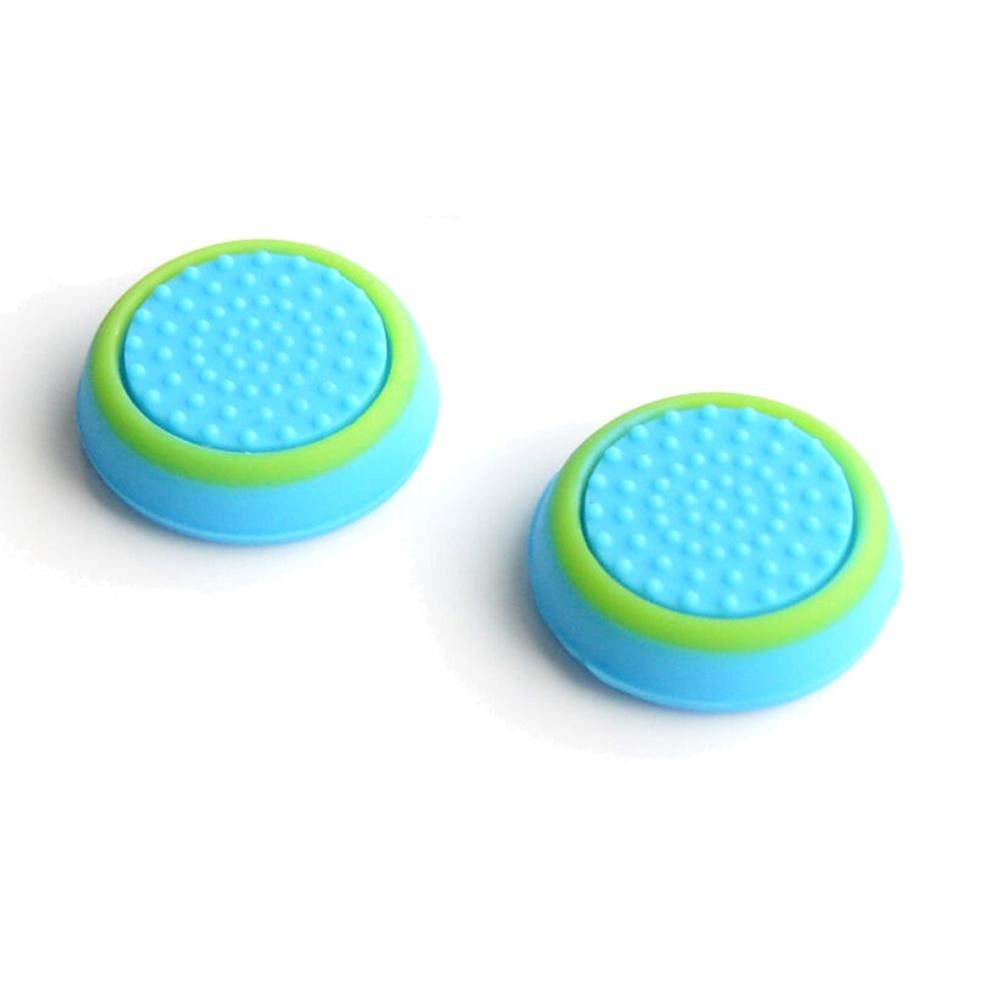 for PS5 / Xbox Series X - 2x Striped Silicone Thumb Stick Grip Cover | FPC