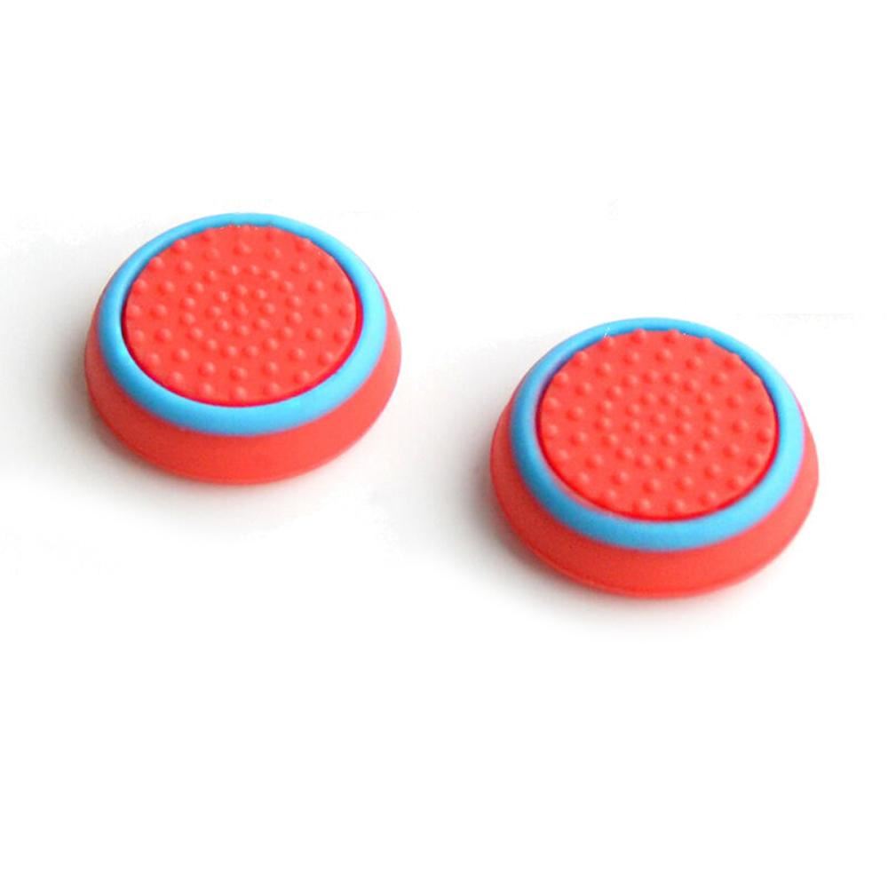 for PS5 / Xbox Series X - 2x Striped Silicone Thumb Stick Grip Cover | FPC