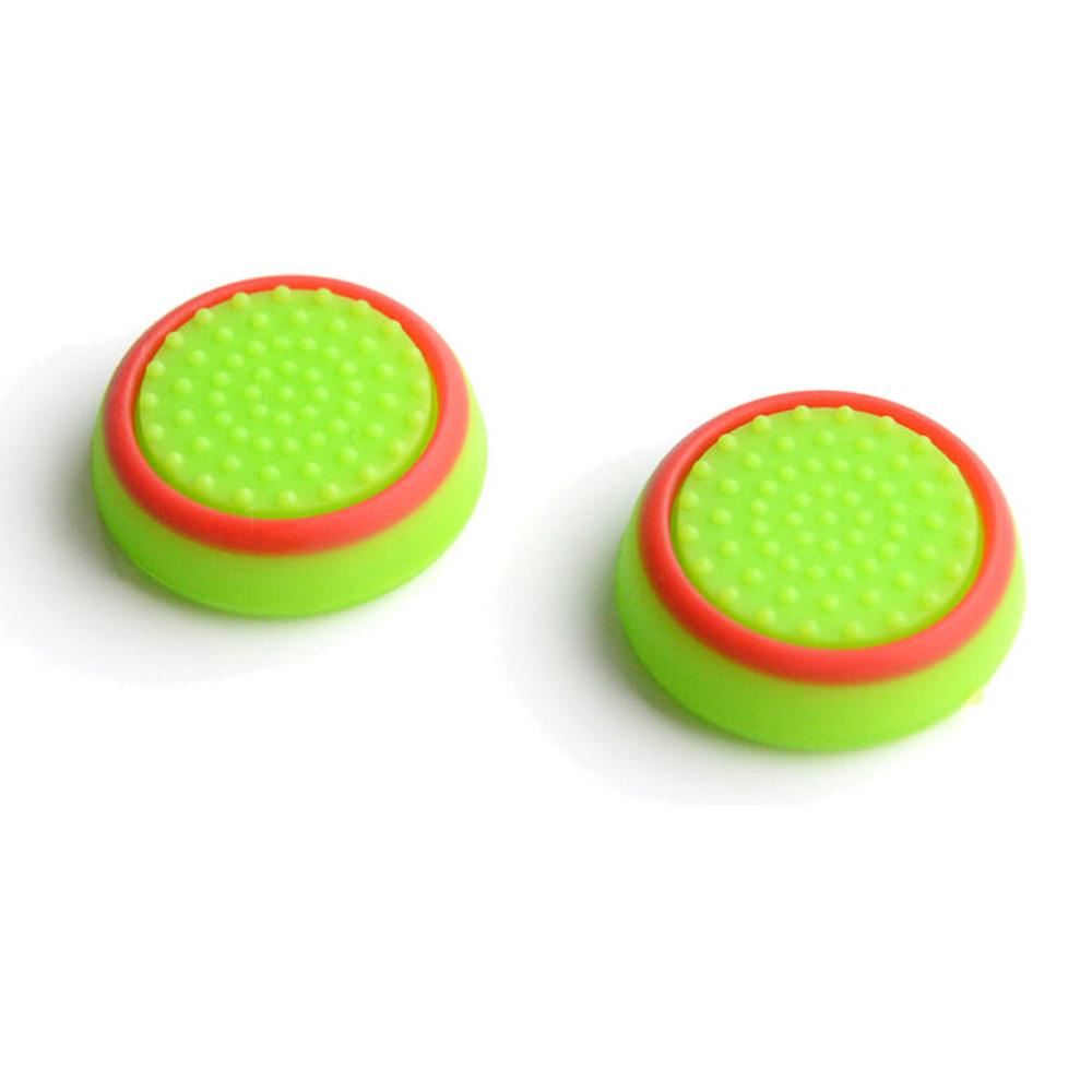 for PS5 / Xbox Series X - 2x Striped Silicone Thumb Stick Grip Cover | FPC
