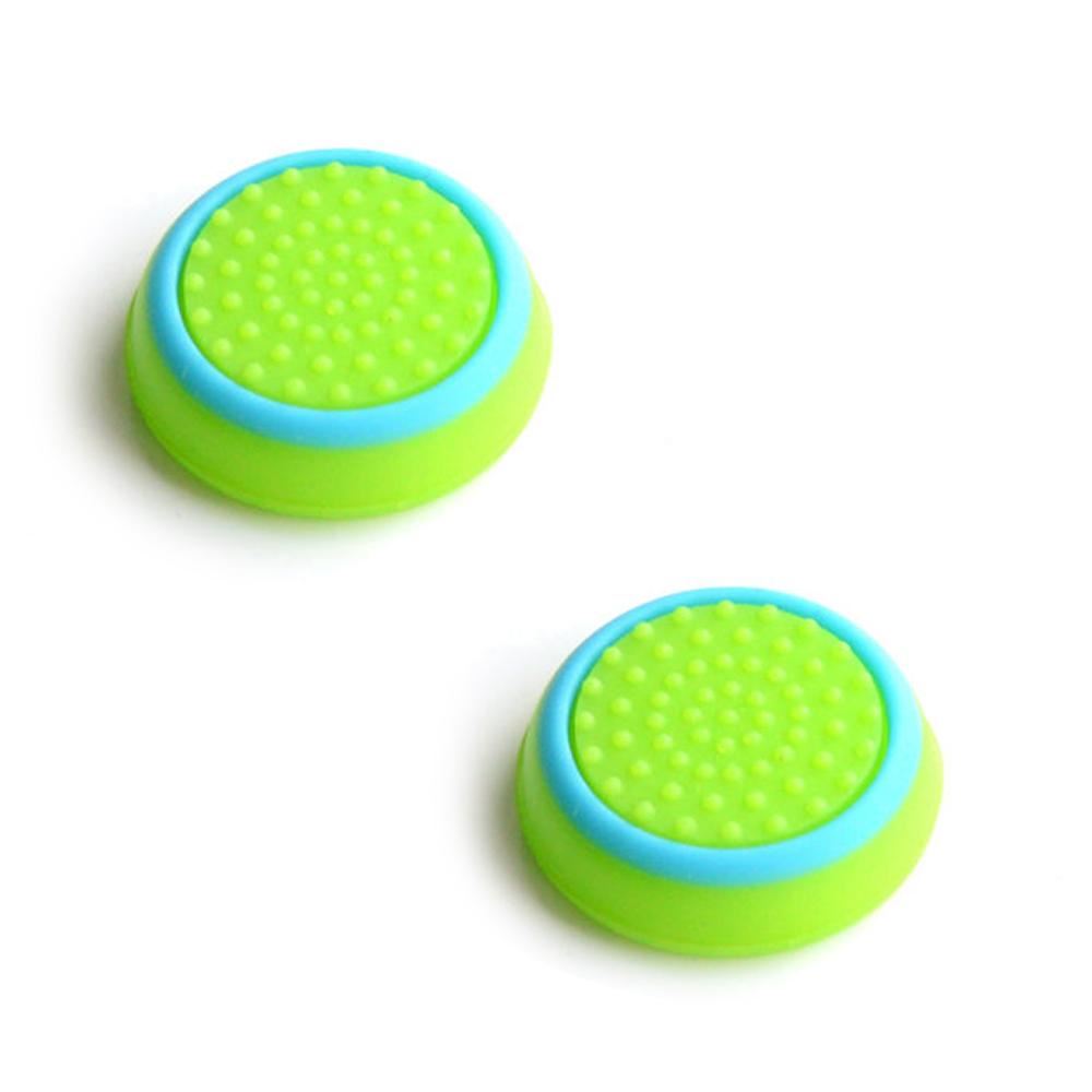 for PS5 / Xbox Series X - 2x Striped Silicone Thumb Stick Grip Cover | FPC