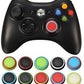for PS5 / Xbox Series X - 2x Striped Silicone Thumb Stick Grip Cover | FPC