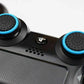 for PS5 / Xbox Series X - 2x Striped Silicone Thumb Stick Grip Cover | FPC