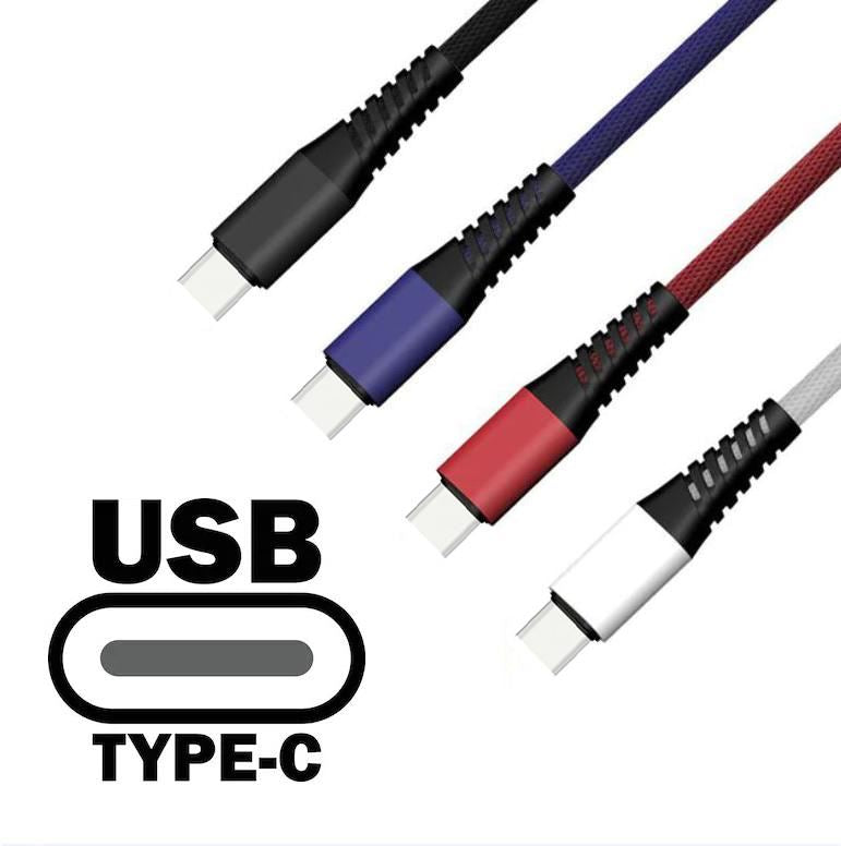 for PS5 / Xbox Series X / Switch - Coloured USB TYPE C Power Cable Lead USB-C