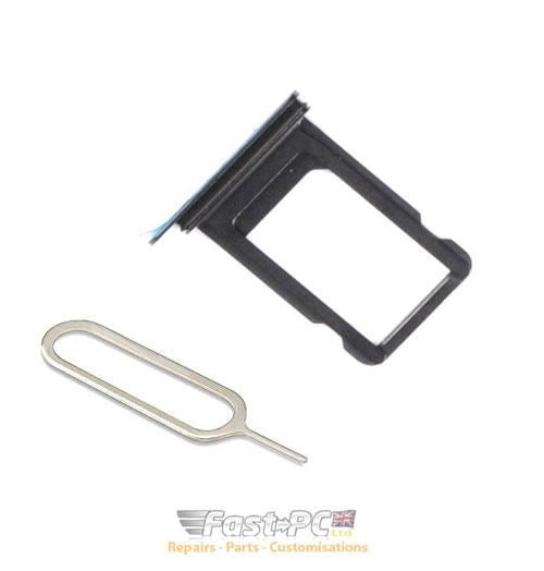 for Apple iPhone X - Black OEM Replacement Sim Tray with Seal | FPC