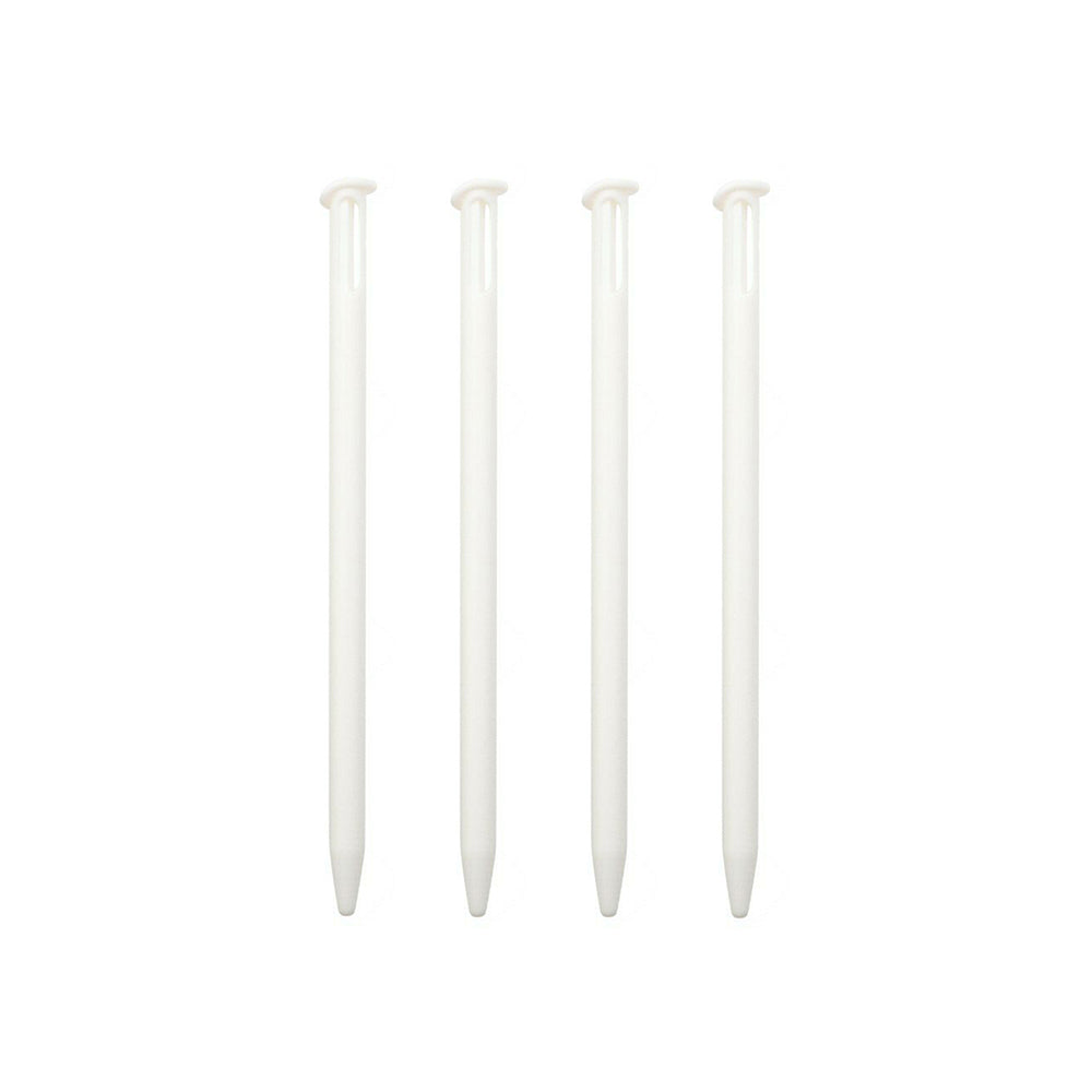 for Nintendo NEW 3DS - 4 White Small Replacement Touch Stylus Pens | FPC