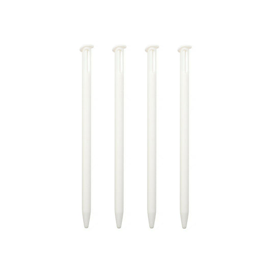 for Nintendo NEW 3DS - 4 White Small Replacement Touch Stylus Pens | FPC