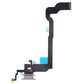 White USB Charging Port Mic Flex OEM Cable for iPhone X | FPC