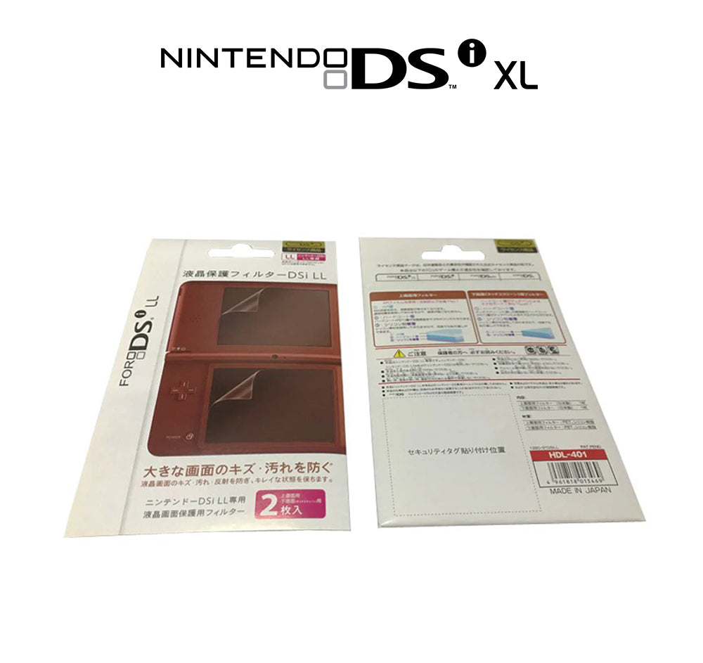 for Nintendo DSi XL - High Quality Plastic Film Screen Protector Set | FPC