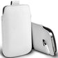 for iPhone 14 13 12 11 XS XR X 8 7 - Soft Faux Leather Pull Tab Pouch Case | FPC