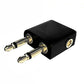 2x Aeroplane Airplane Airline In-Flight Chair Audio Adapter Headphone | FPC