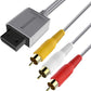 for Nintendo Wii - AV TV Audio Video Lead Cable RCA Red Yellow White | FPC