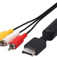 for Sony PS1 / PS2 / PS3 - RCA Audio Video AV Cable TV Lead Composite | FPC