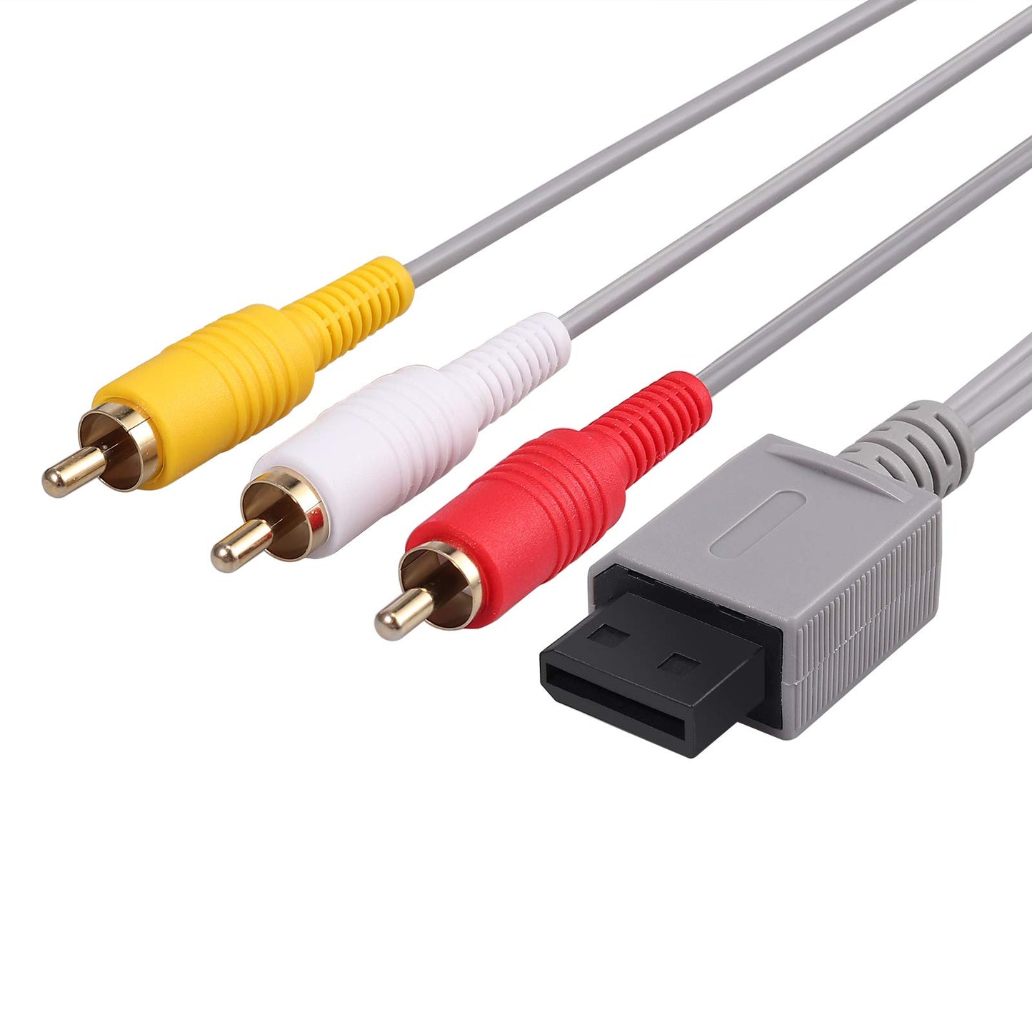 for Nintendo Wii - AV TV Audio Video Lead Cable RCA Red Yellow White | FPC