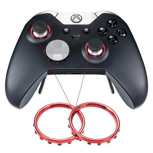 for Xbox One Elite Controllers - 2x Chrome Thumb Stick Accent Trim Rings | FPC