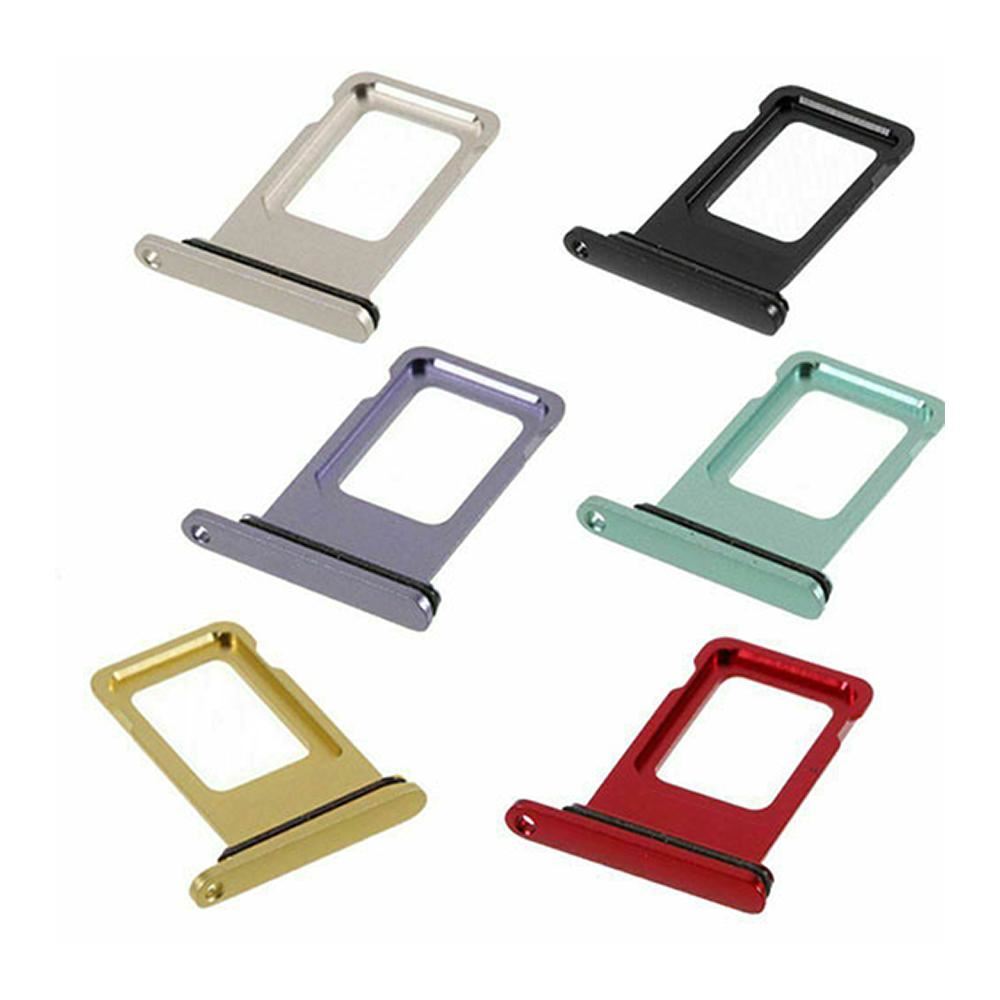 for iPhone 11 - Replacement Single Sim Tray Slot Holder with Rubber Seal | FPC