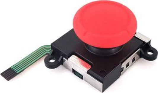 for Nintendo Switch JoyCon - Neon Red Analog Thumb Stick (Green Flex) | FPC