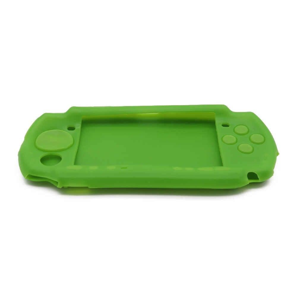 for PSP 2000 3000 Series - Soft Silicone Rubber Bumper Protective Case Cover