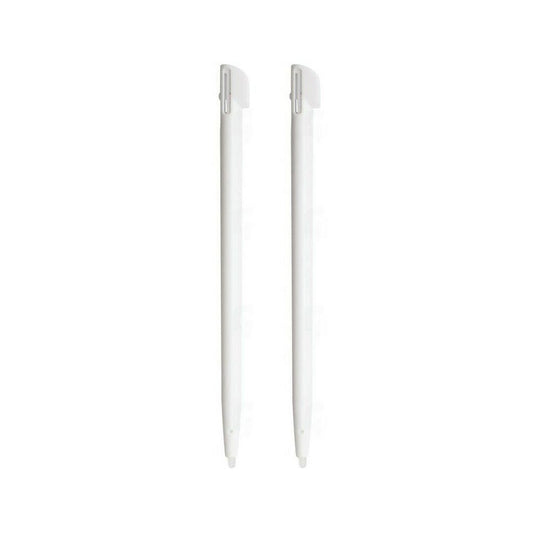 for Nintendo 2DS (Flat) - 2 White Replacement Touch Stylus Pens | FPC