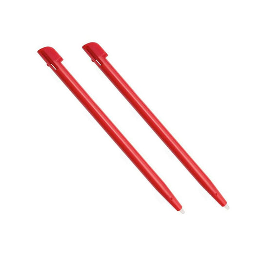 for Nintendo 2DS (Flat) - 2 Red Replacement Touch Stylus Pens | FPC