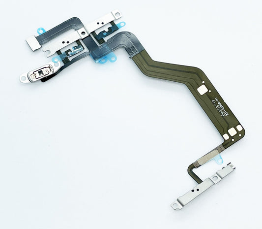 for iPhone 12 Mini - Power Volume Mute Button Switch Flex Cable with Metal | FPC