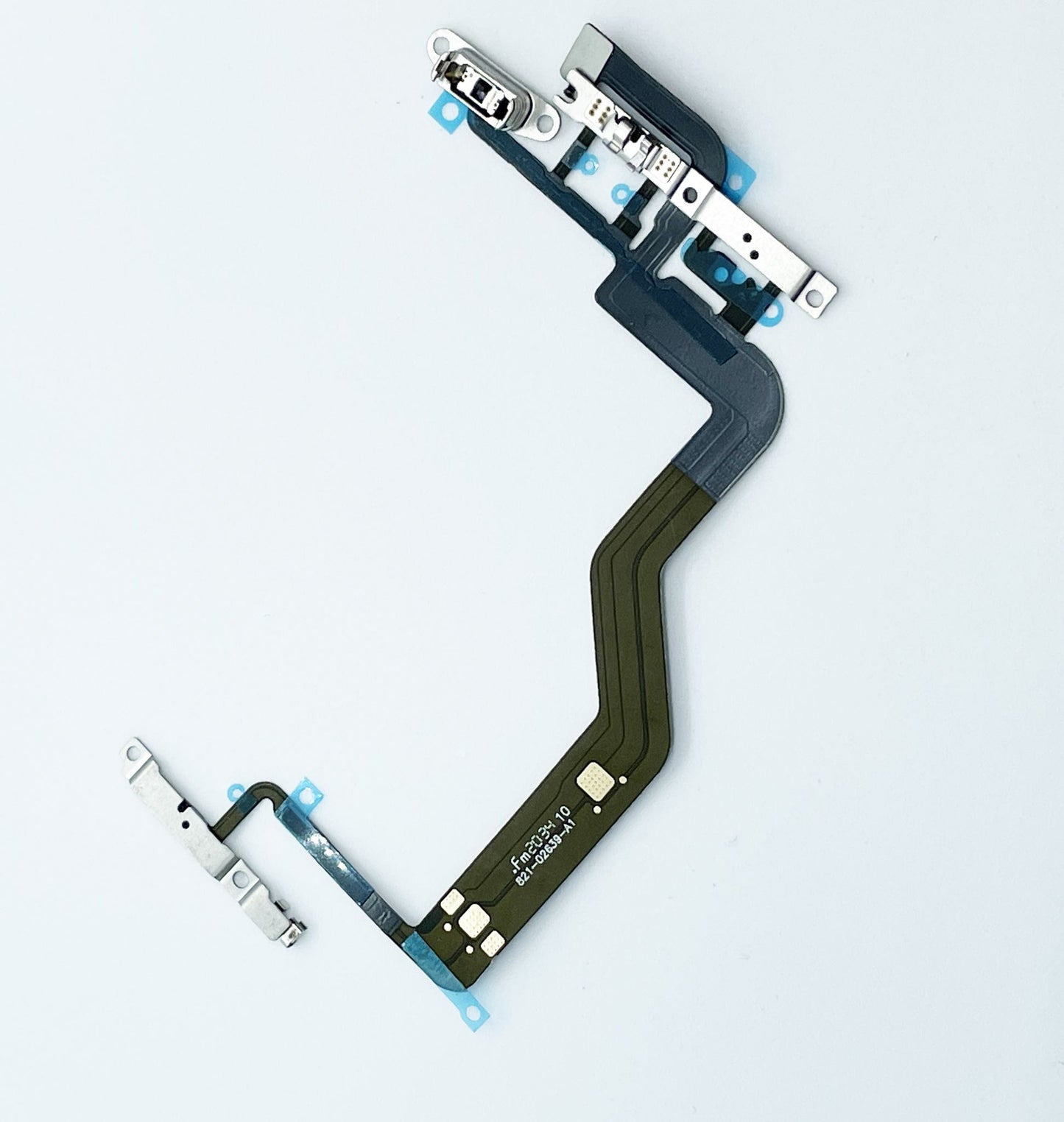for iPhone 12 - Power Volume Mute Button Switch Flex Cable with Metal | FPC