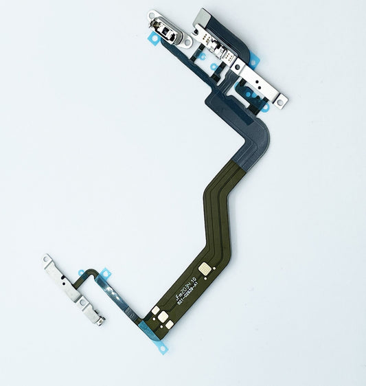 for iPhone 12 - Power Volume Mute Button Switch Flex Cable with Metal | FPC