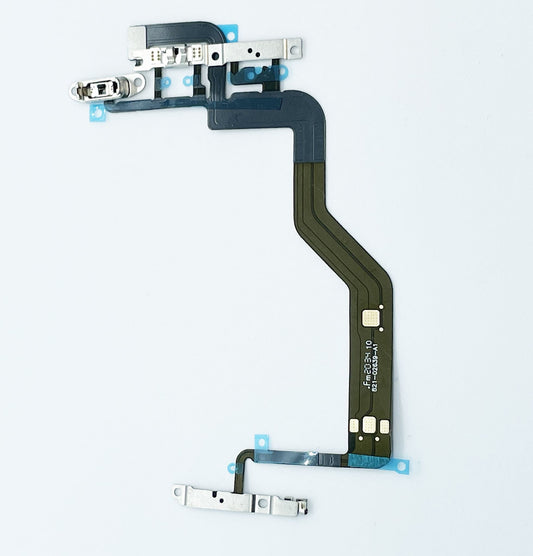 for iPhone 12 - Power Volume Mute Button Switch Flex Cable with Metal | FPC